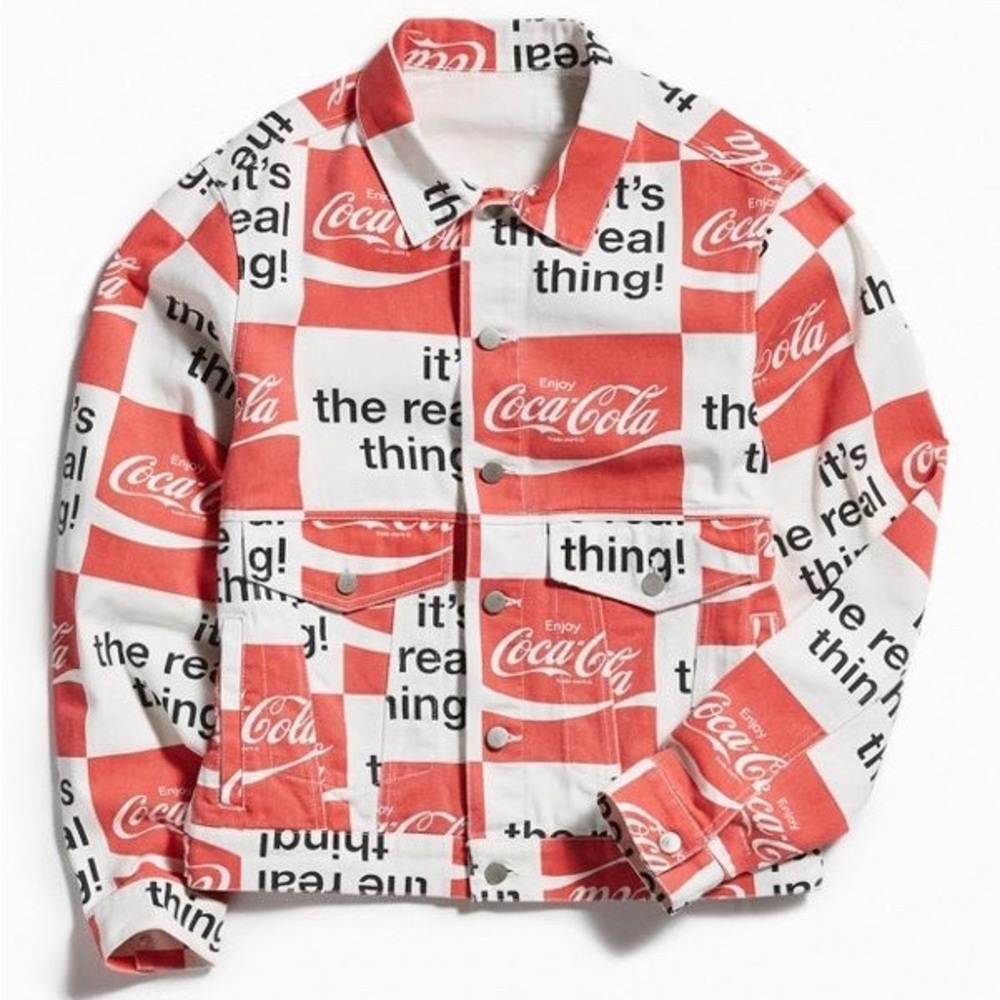 BDG Urban Outfitters Coca-Cola Denim Trucker Jacket